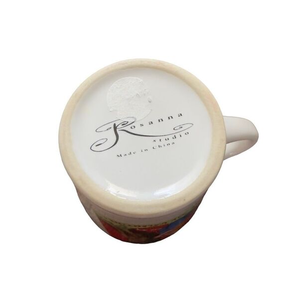 Rosanna “Your Heart is Carved Here Next to Mine” Small Plate & Coffee Cup Set - Picture 10 of 11